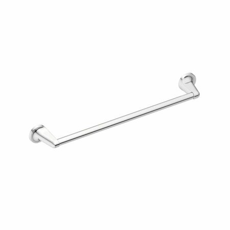 C S I DONNER Moen Towel Bar, 24 in L Rod, Zinc, Chrome, Surface Mounting 5824CH